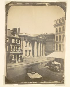 संयुक्त राज्य अमेरिका का पहला बैंक, फिलाडेल्फिया, 1859। द्वारा फ्रेडरिक डीबॉर्ग रिचर्ड्स