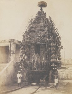 रथ कार, मद्रास, 1850 के दशक।