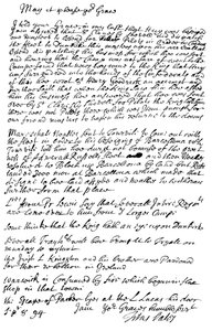 टाइटस ओट्स द्वारा ड्यूक ऑफ बोल्टन को पत्र, 1694 1865। द्वारा फ्रेडरिक जॉर्ज नेथर्कलिफ्ट