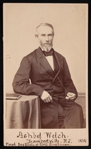 एशबेल वेल्च का पोर्ट्रेट 1809-1882, मई 1874। द्वारा फ्रेडरिक गुटेकुंस्ट