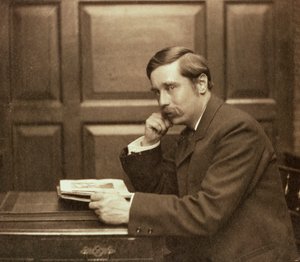 एचजी वेल्स, ब्रिटिश लेखक, 1903 द्वारा फ्रेडरिक होलीयर