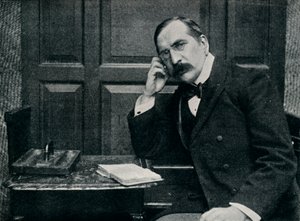 लेट मिस्टर ग्लीसन व्हाइट का चित्रण, c1898 द्वारा फ्रेडरिक होलीयर