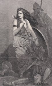 दार-थुला, इलस्ट्रेटेड लंदन न्यूज़ से, 27 जुलाई, 1861। द्वारा फ्रेडरिक जेम्स स्मिथ
