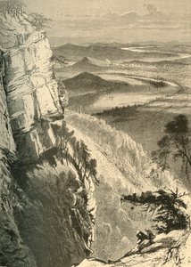 लुकआउट माउंटेन से चट्टानूगा और टेनेसी, 1872।