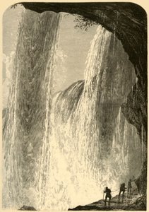 अंडर द फॉल्स, कनाडा साइड, 1872।