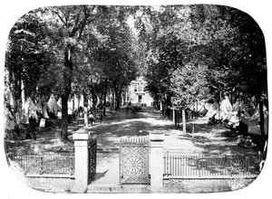 इंडिपेंडेंस हॉल में कैंप इंडिपेंडेंस, c.1860 (b/w फोटो) द्वारा फ्रेडरिक डी बोर्ग रिचर्ड्स