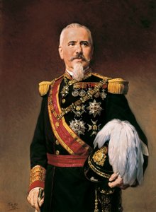 आर्सेनियो मार्टिनेज कैम्पोस एंटोन (1831-1900), स्पेनिश राजनेता और सेना का पोर्ट्रेट, c.1880 (कैनवास पर तेल) द्वारा फ्रेडरिक डे माद्राजो