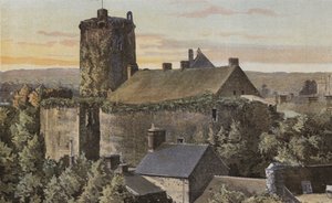 Bricquebec, Chateau, कालकोठरी और किलेबंदी द्वारा फ्रेंच फोटोग्राफर