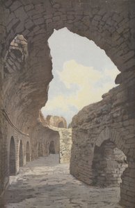 फ्रीजस, एम्फीथिएटर, एक गैलरी का आंतरिक दृश्य द्वारा फ्रेंच फोटोग्राफर