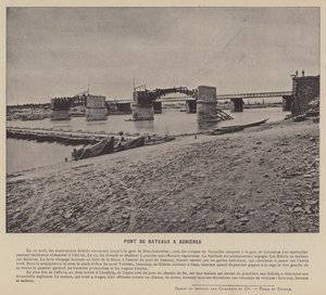 पेरिस कम्यून, पोंट डी बेटॉक्स ए असनीरेस (बी / डब्ल्यू फोटो) द्वारा फ्रेंच फोटोग्राफर