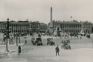 ला प्लेस डे ला कॉनकॉर्ड, द प्लेस ऑफ़ कॉनकॉर्ड (फोटोग्रावुर) द्वारा फ्रेंच फोटोग्राफर
