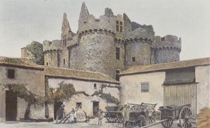 Breuil-sous-Argenton, Chateau de Beaupinay के खंडहर द्वारा फ्रेंच फोटोग्राफर
