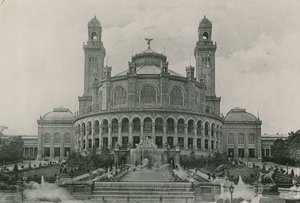 Trocadero पैलेस, Trocadero का महल (फोटोचेंग्रेविंग) द्वारा फ्रेंच फोटोग्राफर