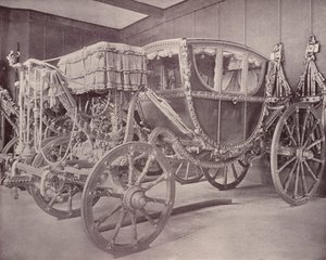 पेरिस: रॉयल कैरिज, मुसी क्लूनी (बी/डब्ल्यू फोटो) द्वारा फ्रेंच फोटोग्राफर