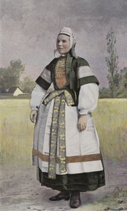 पोंट-लबे, बिगाउडेन महिला द्वारा फ्रेंच फोटोग्राफर