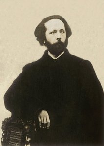 एडोर्ड लालो का पोर्ट्रेट (1823-1892), फ्रांसीसी संगीतकार। फोटोग्राफी, 19वीं सदी के अंत में, पेरिस। द्वारा फ्रेंच फोटोग्राफर