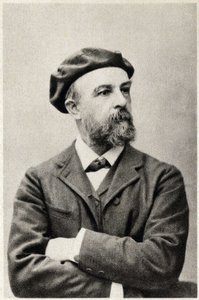 ओडिलॉन रेडॉन का पोर्ट्रेट (1840-1916), फ्रांसीसी चित्रकार। फोटोग्राफी द्वारा फ्रेंच फोटोग्राफर