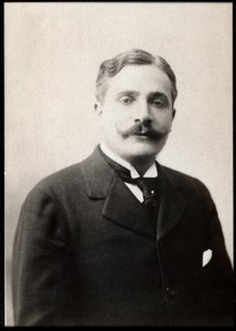 पियरे डेकोरसेल (1856-1926), फ्रेंच लेखक का चित्र। द्वारा फ्रेंच फोटोग्राफर