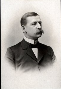 सालोमन अगस्त एंड्री (1854-1897), स्वीडिश इंजीनियर, भौतिक विज्ञानी, वैमानिकी और ध्रुवीय खोजकर्ता का चित्र द्वारा फ्रेंच फोटोग्राफर