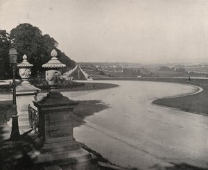 सीन की घाटी, सेंट जर्मेन के महल से (बी / डब्ल्यू फोटो) द्वारा फ्रेंच फोटोग्राफर
