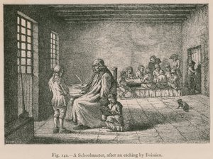 Boissieu द्वारा नक़्क़ाशी के बाद एक स्कूल मास्टर द्वारा फ्रेंच स्कूल