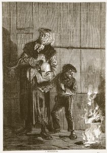 एक पेट्रोलेस, अप्रैल 1871, फ्रांस और जर्मनी के बीच युद्ध के कैसेल्स इतिहास का चित्रण, 1870-1871 द्वारा फ्रेंच स्कूल