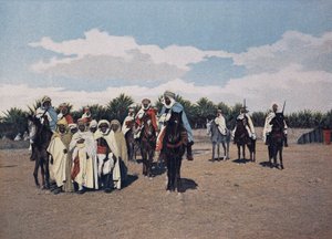 अरब कैदी: अरब कैदियों के एक काफिले को आगा के सामने ले जाया जाता है, जो एक स्पाही द्वारा निर्देशित डेयरोस के अनुरक्षण के तहत होता है- "मिलिट्री एल्बम" में - स्पाइस द्वारा फ्रेंच स्कूल