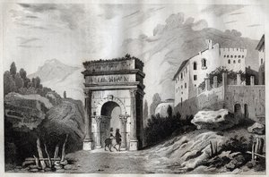 आर्क ऑफ ऑगस्टस (सुसा) - आर्क ऑफ ऑगस्टस (सुसा) - आर्को डि ऑगस्टो (सुसा) - एम। डी नॉरविंस, च द्वारा "" इटली सुरम्य" - इटली की ऐतिहासिक और वर्णनात्मक पेंटिंग" से उत्कीर्णन। नोडियर 1834-1836। द्वारा फ्रेंच स्कूल