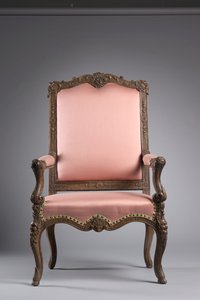 आर्मचेयर, c.1715-1723 द्वारा फ्रेंच स्कूल