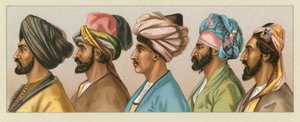 एशियाई वेशभूषा द्वारा फ्रेंच स्कूल