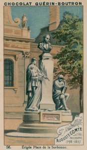 अगस्टे कोम्टे, दार्शनिक, 1798-1857, एरोगी प्लेस ऑफ सोरबोन द्वारा फ्रेंच स्कूल