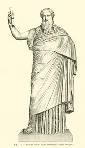 भारतीय Bacchus, जिसे सरदानापालस (उत्कीर्णन) के रूप में जाना जाता है द्वारा फ्रेंच स्कूल