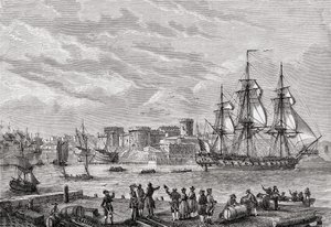 1791 में ब्रेस्ट, लुईस ब्लैंक (1811-82) द्वारा &39;फ्रांसीसी क्रांति का इतिहास&39; से ब्रेटन द्वारा उत्कीर्ण द्वारा फ्रेंच स्कूल