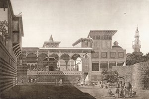 काहिरा: उस्मान बे के घर का इंटीरियर द्वारा फ्रेंच स्कूल