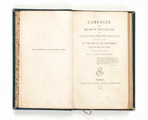 '1815 का अभियान', Gaspard Gourgaud . द्वारा द्वारा फ्रेंच स्कूल