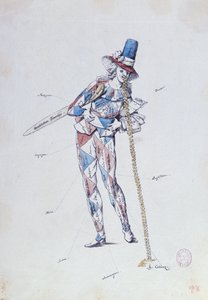 कैरिकेचर व्यंग्य फ्रेंच अभिजात वर्ग की भावनाएं, c.1792 द्वारा फ्रेंच स्कूल