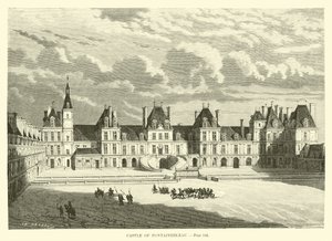 Fontainebleau का महल द्वारा फ्रेंच स्कूल