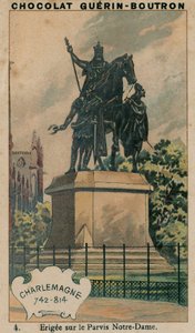 शारलेमेन, 742-814, परविस नोट्रे-डेम पर एर्गी द्वारा फ्रेंच स्कूल