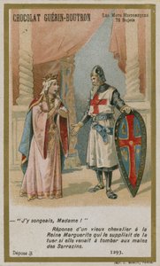 Chocolat Guerin-Boutron व्यापार कार्ड, ऐतिहासिक शब्द श्रृंखला द्वारा फ्रेंच स्कूल