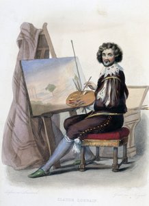 मेनेचेट, पेरिस द्वारा क्लाउड गेली डिट लोरेन (1600-1682) फ्रांसीसी चित्रकार- "ले प्लुटार्क फ़्रैंकैस" में द्वारा फ्रेंच स्कूल