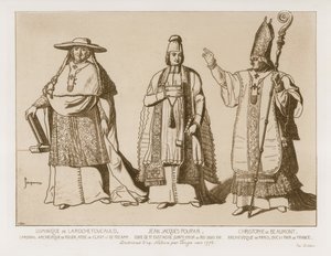 मौलवी पोशाक, टूजी द्वारा कलाकृति के बाद की आकृतियाँ, 1776 के लगभग