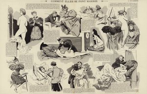 वे अपना वजन कैसे कम करते हैं (उत्कीर्णन) द्वारा फ्रेंच स्कूल