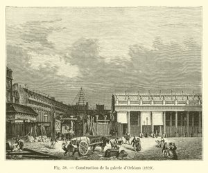 गैलरी dOrleans, 1829 से निर्माण द्वारा फ्रेंच स्कूल
