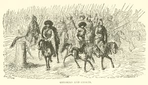 Cossacks और Croats (उत्कीर्णन) द्वारा फ्रेंच स्कूल