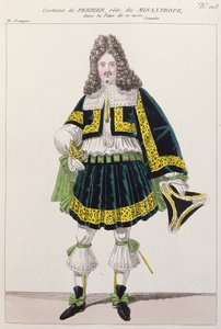 मोलेरे द्वारा ली मिसंथ्रोप में अभिनेता पेरियर द्वारा पहना गया पोशाक (1622-73) द्वारा फ्रेंच स्कूल