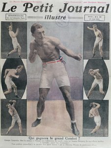 कारपेंटियर और डेम्पसे, 1921 के बीच लड़ाई की विशेषता ले पेटिट जर्नल का कवर