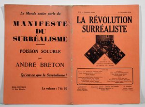 1 दिसंबर 1924 की ला क्रांति क्रांति पत्रिका के पहले अंक का आवरण द्वारा फ्रेंच स्कूल
