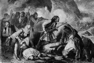 क्रेटन विद्रोह (1866-1869), ओटोमन कब्जे के खिलाफ क्रेटन आबादी का विद्रोह: कैंडियोट्स (कैंडिया या क्रेते द्वीप के निवासी) और तुर्कों के बीच जुड़ाव द्वारा फ्रेंच स्कूल