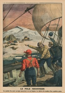 P ले पेटिट जर्नल ’से डेडली पोल, बैक कवर चित्रण, 10 अगस्त 1913 को पूरक चित्रण
