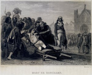बोनचैम्प या बोनचैम्प्स की मृत्यु (1793) - थियर्स द्वारा "" क्रांति फ़्रैंकाइज़ "" में। 19 वी सदी द्वारा फ्रेंच स्कूल
